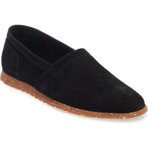 Siyah Hakiki Süet Deri Erkek Loafer - E24I1AY56589-A01