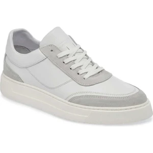 Gri Hakiki Deri Erkek Sneaker - E24I1AY56602-T3O