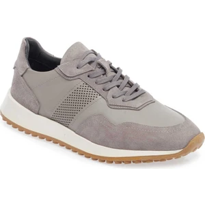 Gri Hakiki Deri Erkek Sneaker - E24I1AY56666-Q9I