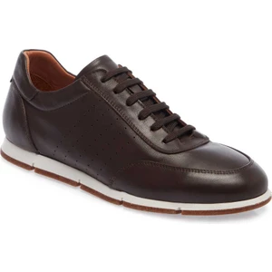 Kahve Hakiki Deri Erkek Sneaker - E24I1AY56684-A24