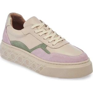 Bej Hakiki Deri Kadın Sneaker - K24I1AY67300-A25