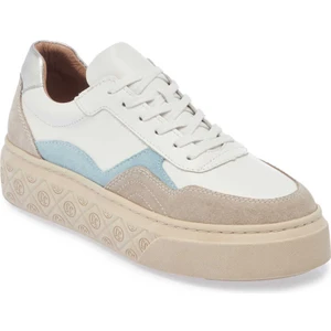 Beyaz Hakiki Deri Kadın Sneaker - K24I1AY67300-A26