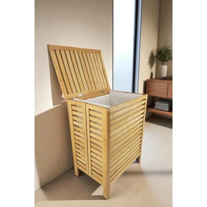 Bambu Çamaşır Kirli Sepeti Banyo Düzenleyici – DB-0034