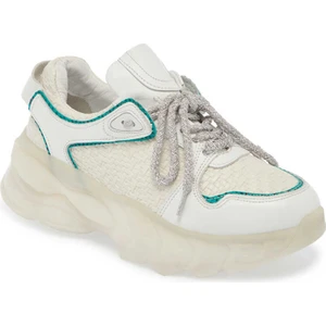 Beyaz Deri-Vegan Kadın Sneaker - K24I1AY67342-A26