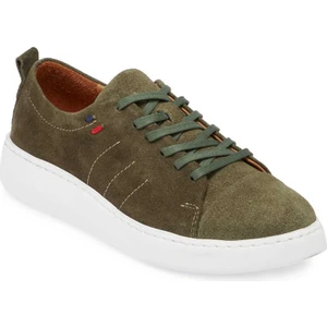 Yeşil Hakiki Süet Deri Kadın Sneaker - K24I1AY67337-O48