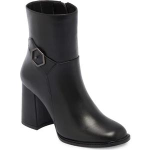 Siyah Hakiki Deri Kadın Klasik Bot - K24K1BT67710-A23