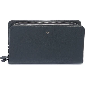 Lacivert Hakiki Deri Unisex Portföy Çantası - S1PC00002197-U6H