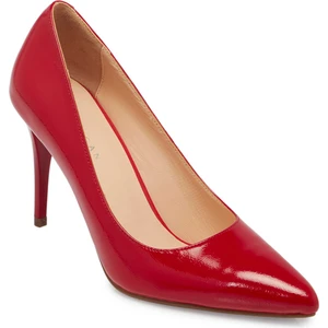 Kırmızı Hakiki Deri Kadın Stiletto - K24S1AY67599-D02