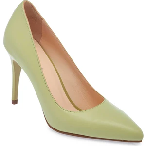 Yeşil Hakiki Deri Kadın Stiletto - K24S1AY67599-G81