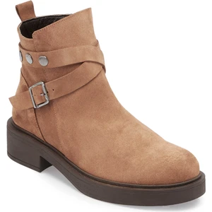 Taba Hakiki Süet Deri Kadın Casual Bot - K24K1BT67564-K59