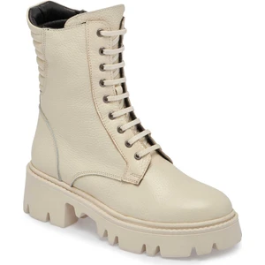 Bej Hakiki Deri Kadın Casual Bot - K24K1BT67621-B19