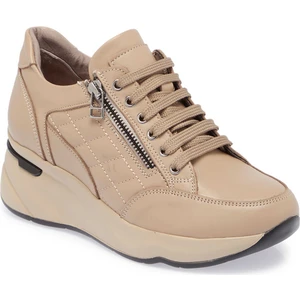Vizon Hakiki Deri Kadın Sneaker - K24S1AY67723-A44