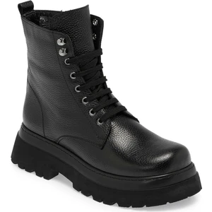 Siyah Hakiki Deri Kadın Casual Bot - K24K1BT67583-A41