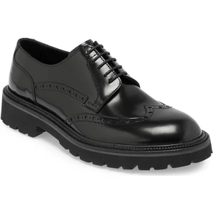 Siyah Hakiki Deri Erkek Klasik Ayakkabı - E24S1AY57069-A35