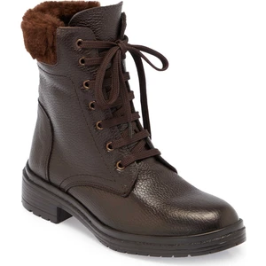 Kahve Hakiki Deri Kadın Casual Bot - K24K1BT67571-A42