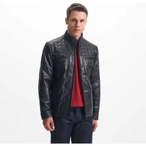 Tergan Four Season Tergan Siyah Hakiki Deri Erkek Hakiki Deri Mont - E24KDM310571-Q4O