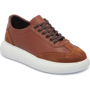 Taba Hakiki Deri Erkek Sneaker - E25I1AY57223-A29