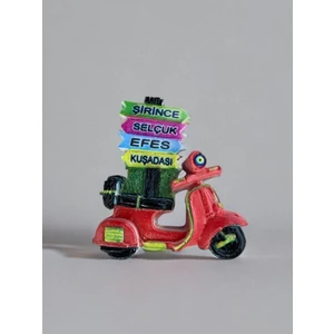 Şirince & Selçuk & Efes & Kuşadası Temalı Polyester Magnet.