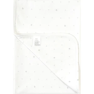 80x80 cm %100 Pamuklu Çift Katlı Bebek Battaniyesi Beyaz