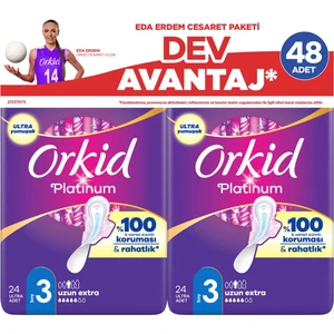 Platinum Gece&Gündüz 48'li Cesaret Paketi Dev Avantaj Hijyenik Ped (Boy 3)