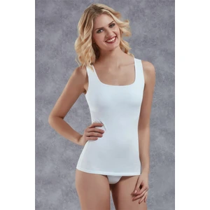 Kadın Modal Geniş Yaka Kaplı Kalın Askılı Atlet 9399