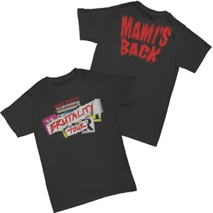 Rhea Ripley I' M Your Mami Baskılı Siyah Pamuk T-Shirt