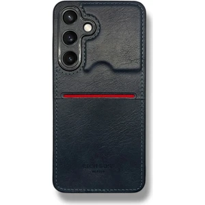 Samsung Galaxy A36 Kartlıklı Rich Boss Lüx Deri Kılıf Lacivert