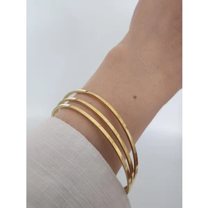 316L Paslanmaz Çelik 3'lü İnce Ajda Bilezik