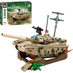 Sembo Block Type 99A Ana Muharebe Tankı Yapı Bloğu Seti 251 Parça