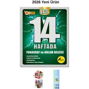 Rüştü Hoca 8. Sınıf 14 Haftada Lgs Paragraf ve Anlam Bilgisi 2026 Yeni Ürün