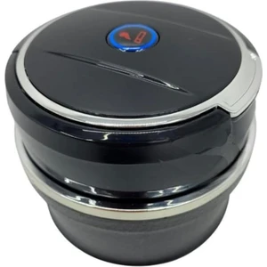 Porselen / Seramik Yanmaz Koku Geçirmez Işıklı Lüx Oto Küllük Dumansız Kapaklı Spor Araç Içi