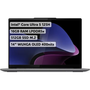 Yoga Slim 7 Intel Core Ultra 5 125H 16GB 512GB SSD Windows 11 Home 14" WUXGA Taşınabilir Bilgisayar 83CV007YTR