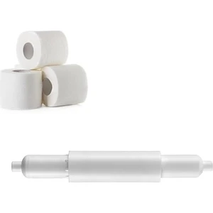 Buffer® Wc Tuvalet Kağıdı Makarası Beyaz Tuvalet Kağıdı Tutucu Makara