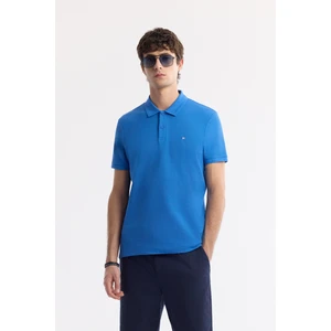 Erkek Saks Regular Fit %100 Pamuk Hızlı Kuruyan Kıvrılmayan Polo Yaka T-shirt B001032