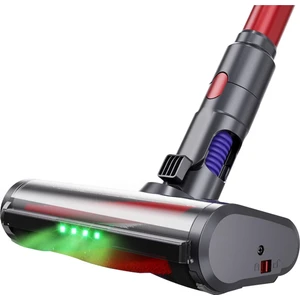 Dyson V7 V8 V10 V11 V15 Elektrikli Süpürge Için Fırça Başlığı, Halı Zemin Parke Fayanslar Için LED Işıklı Turbo Fırça (Yurt Dışından)