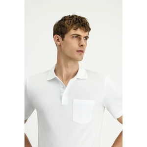 Regular Fit Pamuklu Düz Polo Yaka Tişört