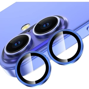 iPhone 16/ 16 Plus Uyumlu Gerçek Parlayan Taşlı Çöl Lens Koruyucu