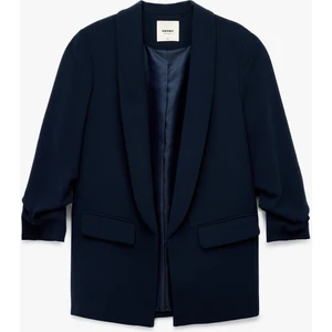 Regular Fit Şal Yaka 3/4 Kollu Blazer Ceket