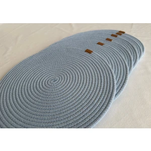 Yuvarlak Supla Açık Mavi 33CM 6lı