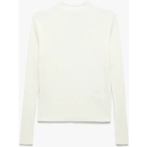 Regular Fit Uzun Kollu Hafif Dik Yaka Triko Kazak