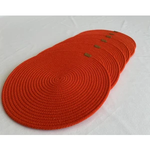 Yuvarlak Supla Turuncu 33CM 6lı