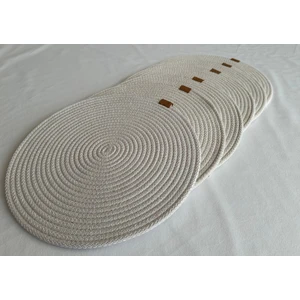 Yuvarlak Supla Beyaz 33CM 6lı