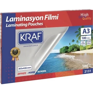 Laminasyon Film A3 100 Micron 100 lü (2131)