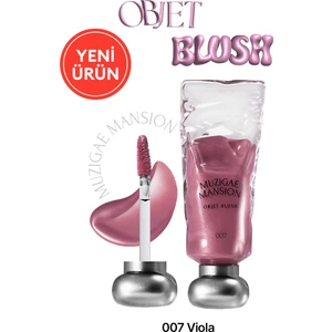 Muzigae Mansion Hafif Yapılı, Ciltle Bütünleşen Parlak Bitişli Likit Allık Muzıgae Mansıon Objet Blush (007 Viola)
