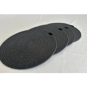 Yuvarlak Supla Antrasit 33CM 6lı