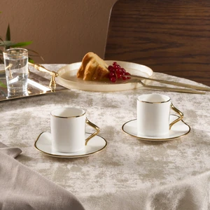 Charm 2 Kişilik Kahve Fincan Takımı 110 ml Gold