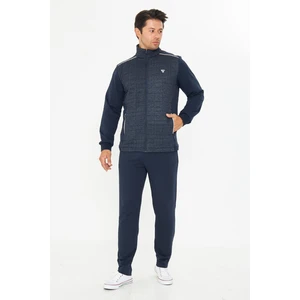Erkek Tam Fermuarlı Eşofman Takımı Lacivert 5753-L
