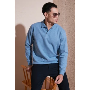 Pamuk Karışımlı Regular Fit Polo Yaka Kazak Erkek Polo Yaka Kazak 456223