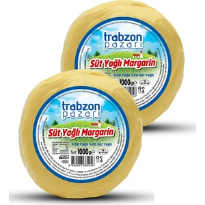Trabzon Pazarı Süt Yağlı Yemeklik Margarin 2x1 kg