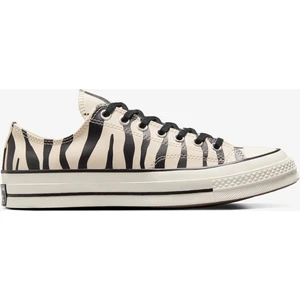 Chuck 70 Zebra Print Unisex Bej Sneaker